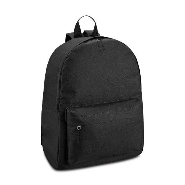 bema rugzak 600d polyester. gevoerde achterzijde - zwart