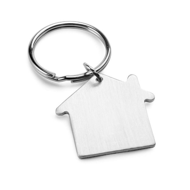 metalen sleutelhanger huisje mord