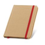 notitieboekje recycled papier taryen - rood
