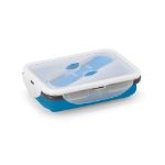saffron. luchtdichte opvouwbare container 640 ml - blauw