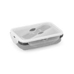 saffron. luchtdichte opvouwbare container 640 ml - grijs