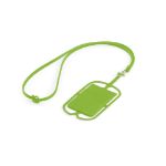 siliconen kaarthouder - licht groen