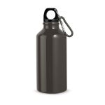 aluminium drinkfles 400 ml - gun metal