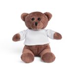 pluche beer 12 cm - wit