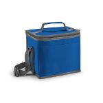 koeltas 600d polyester met voorzakje - koningsblauw