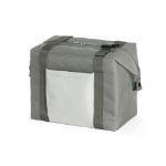 koeltas 600d polyester met voorvak - grijs