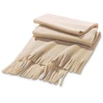 jason fleece sjaal - beige