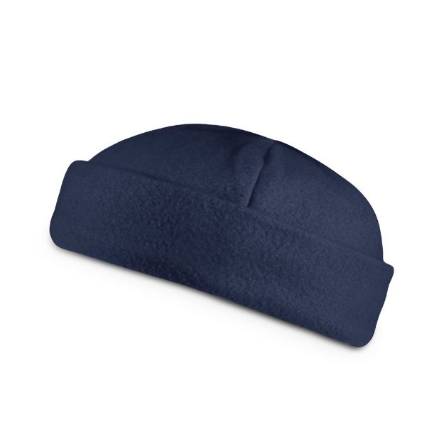 fleece muts persal - blauw