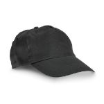 baseball cap polyester - zwart