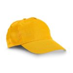baseball cap polyester - geel