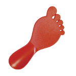 schoenlepel voet - rood