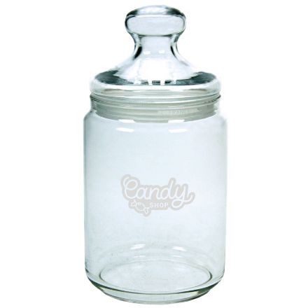 glazen club snoeppot 1 liter