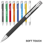 ebony soft touch pennen blauwschrijvend