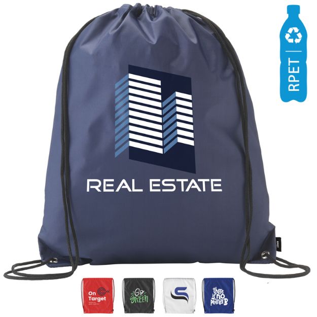 promo rpet rugzak met aanrijgkoorden