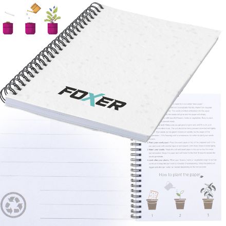 notitieboekje a5 zaadpapier