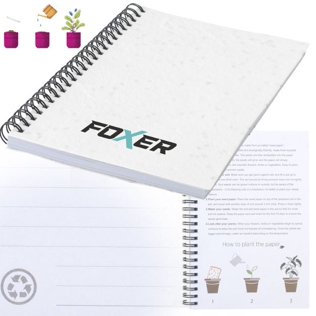 notitieboekje a5 zaadpapier