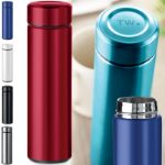 dubbelwandige drinkfles met theezeef 425 ml patago