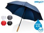 23 inch impact aware rpet auto bamboe paraplu