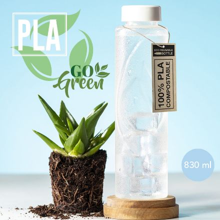 fles van pla composteerbaar kutyl 830 ml