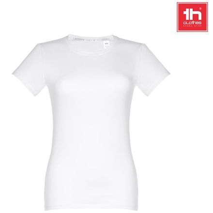 thc ankara t-shirt dames 190 gr polyester wit
