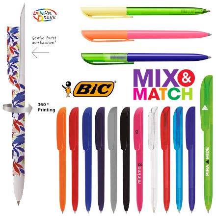 bic® super clip balpen blauwschrijvend