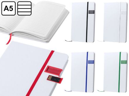notitieboekje a5 met usb stick 16 gb boltuk