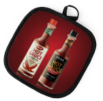 pannenlap, 1 vlakke zijde voor bedrukking