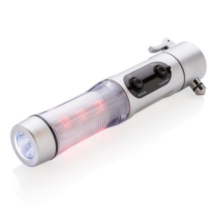 veiligheidszaklamp met noodhamer