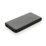 high density 10.000 mah zakformaat powerbank - zwart