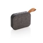 fabric trend draadloze speaker - donkergrijs