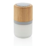 draadloze bamboe 3w speaker met sfeerlicht