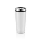 roestvrijstalen lekvrije mok 350 ml - wit