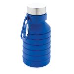 lekvrije opvouwbare siliconen fles 550 ml - blauw