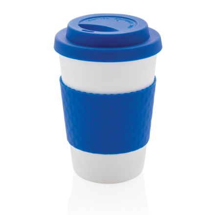 herbruikbare koffiebeker 270 ml - blauw