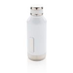 lekvrije isoleerfles met logo plaatje 500 ml - wit