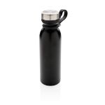 koperen isoleerfles met draaglus 600 ml - zwart