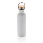 roestvrijstalen fles met bamboe deksel 700 ml