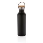 roestvrijstalen fles met bamboe deksel 700 ml