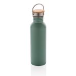 roestvrijstalen fles met bamboe deksel 700 ml