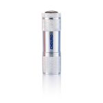 aluminium zaklamp met 9 witte leds