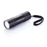 aluminium zaklamp met 9 witte leds - zwart
