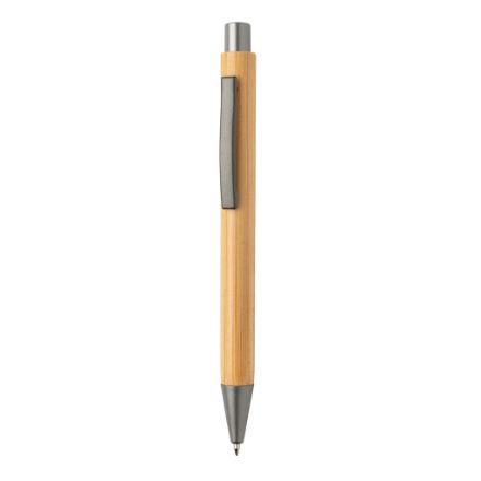 slim design bamboe pen blauwschrijvend