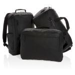 fashion black pvc vrije 15.6 inch laptop rugtas