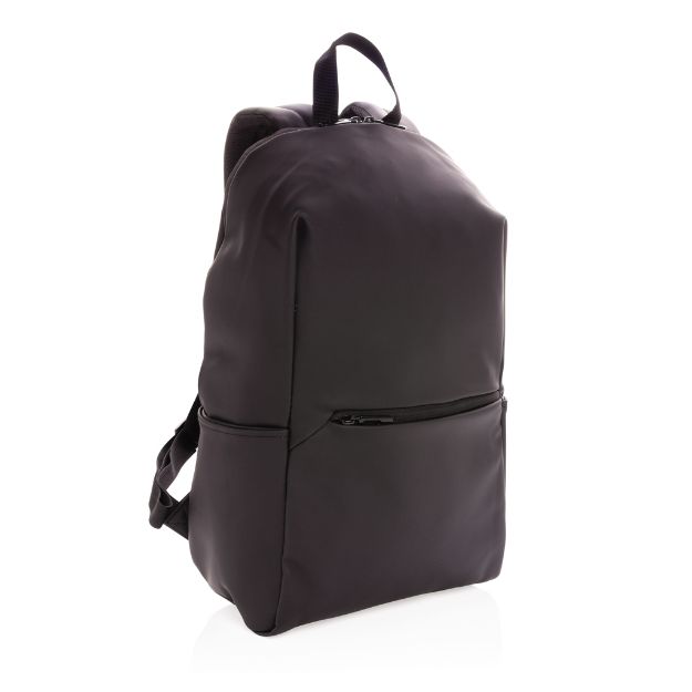 smooth pu 15.6 inch laptop rugzak pvc-vrij