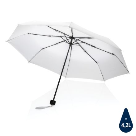 20.5 inch impact aware rpet mini paraplu.