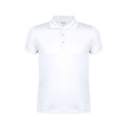 polo 100% polyester 180 gr/m2, ademend - wit