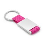sleutelhanger van aluminium en polyester