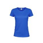 dames t-shirt katoen 180 gr/m2 maten:s tot xxl - blauw