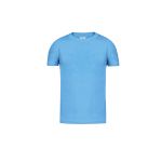 kinder t-shirt katoen 150 gr. maten: 5-6/10-11 jr - blauw