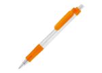 balpen vegetal pen clear transparant - oranje